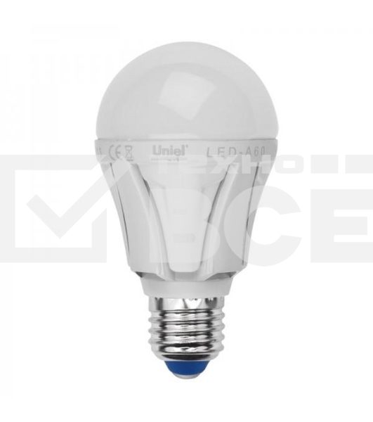 Лампа светодиодная для растений (UL-00001820) E27 10W шар прозрачный LED-A60-10W/SPFR/E27/CL PLP01WH lampa_svetodiodnaya_dlya_rasteniy_ul_00001820_e27_10w_shar_prozrachnyy_led_a60_10w_spfr_e27_cl_plp01