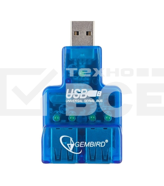 Контроллер GEMBIRD  HUB USB2.0 Mini 4-port UHB-CN224