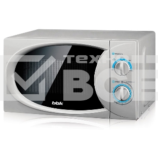 Микроволновая печь BBK 20MWS714MS серебро, 20 л, 700 Вт, поворотный механизм