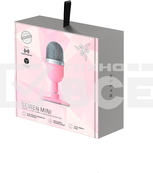 Микрофон Razer Seiren Mini Quartz Razer Seiren Mini Quartz – Ultra-compact Condenser Microphone
