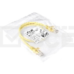 Патч-корд ExeGate EX286376RUS UTP-RJ45-RJ45-5e-0,5M-LSZH-YL, UTP, cat.5e, LSZH, 0.5м, желтый, фото2