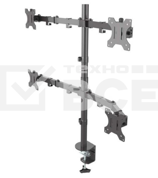 Кронштейн ONKRON D421E для четырех мониторов 13