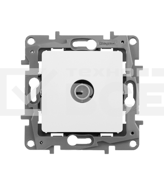 Механизм розетки LEGRAND 1066932tv etika plus 2дБ звезда бел. 672251