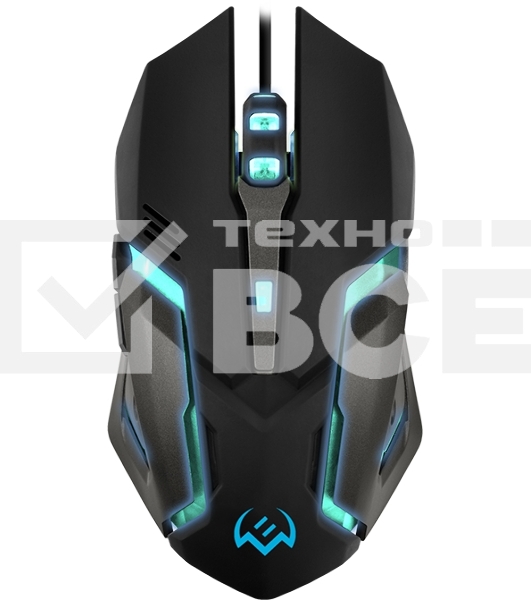 Мышь проводная SVEN RX-G740 черный, 2400 dpi, USB, кнопки - 6