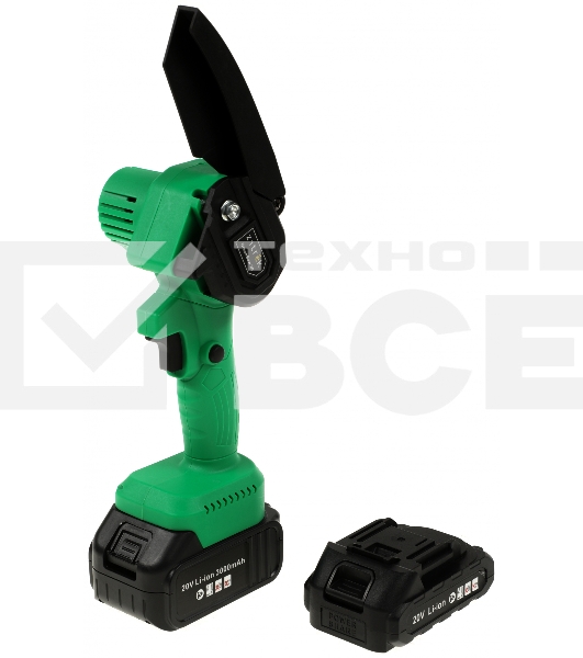 Пила цепная аккумуляторная ZITREK GreenSaw 20 Extra power { 20В, 3Ач Li-ion аккум. 1шт, 1,5Ач Li-ion аккум. 1шт, ЗУ }