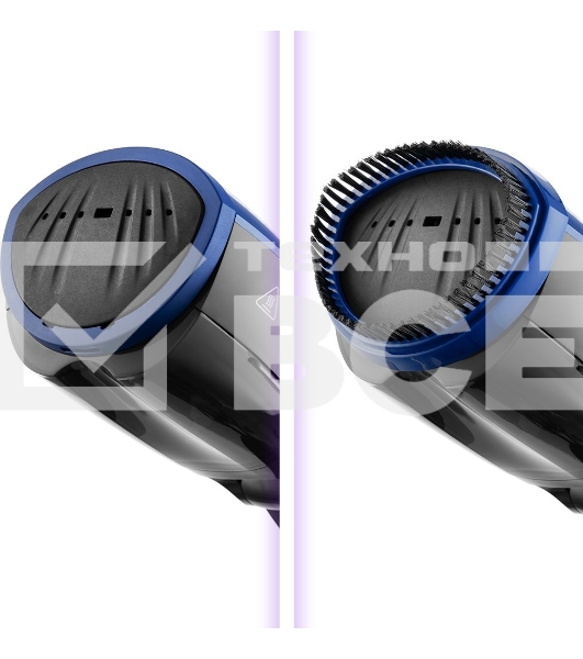 Отпариватель Kitfort КТ-987 черный/синий, 1200 Вт, 12 г/мин, 100 мл