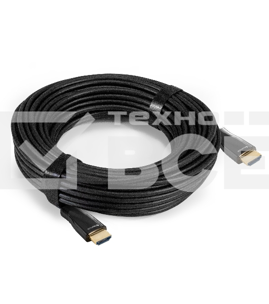 Активный оптический кабель HDMI ExeGate EX-CC-HDMI2-20.0 (19M/19M, v2.0, 20м, 4K UHD, Ethernet, позолоченные контакты)