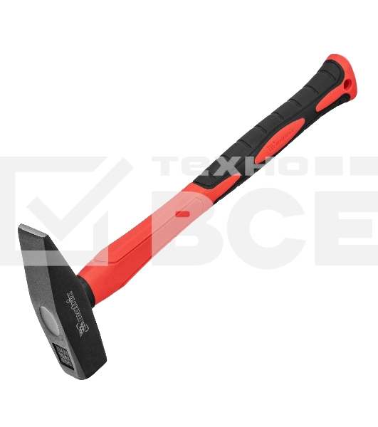 Молоток Matrix слесарный''optimal'', 500 г, фибергласовая обрезиненная рукоятка, квадратный боек