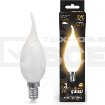 Лампа светодиодная Filament Свеча на ветру E14 5Вт 2700К OPAL GAUSS 104201105, фото2