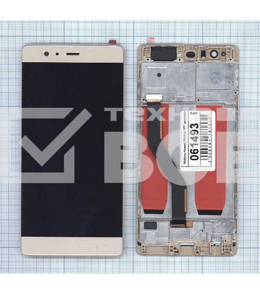 Дисплей для Huawei P9 Plus TFT, золотой