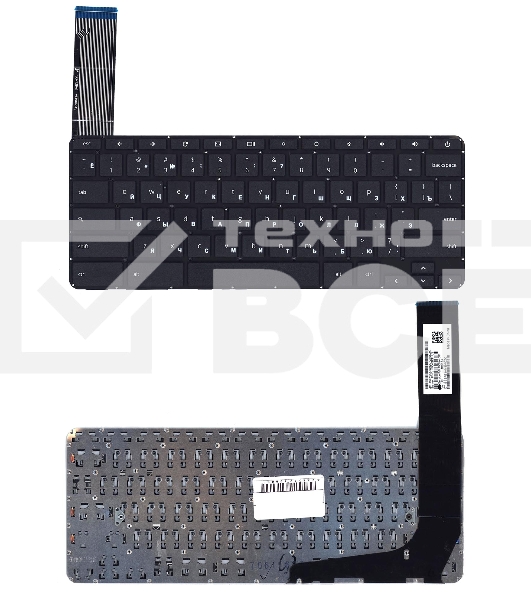 Клавиатура для ноутбука HP Chromebook 14 G3 G4 14-2000 14-ak 14-q черная