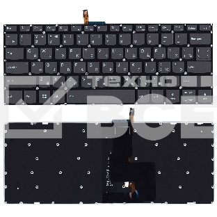 Клавиатура для ноутбука Lenovo 320-14IKB черная с подсветкой