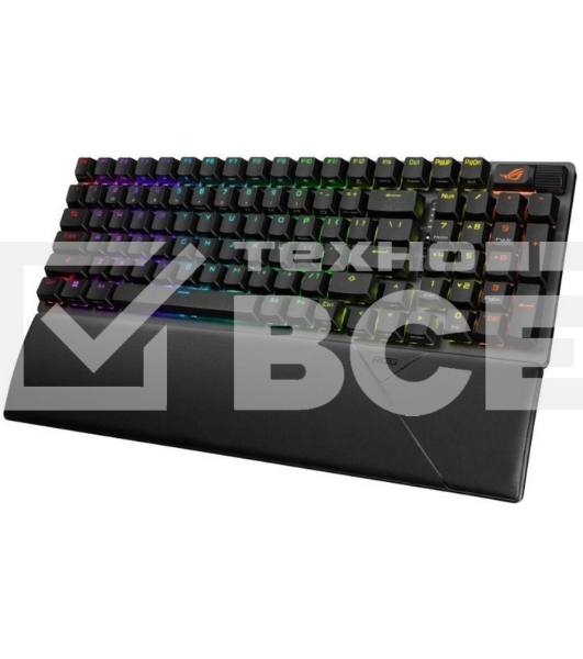 Клавиатура ASUS Strix Scope II 96 гибридная, Bluetooth, радиоканал, чёрный