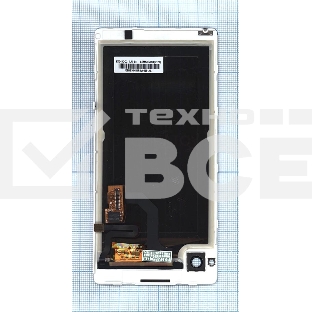 Модуль (e-ink + тачскрин) для Yota YotaPhone 1 C9660 белый с рамкой