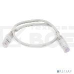 Кабель патч-корд, Filum FL-U6-0.5M U/UTP 6 cat. 0.5м, 26AWG(7x0.16 мм), омедненный алюминий (CCA), PVC, серый, фото 1