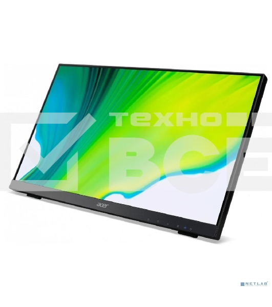 Монитор 21.5' Acer UT222Qbmip IPS 1920x1080, 75 Гц, 5 мс, 16:9, 250 кд/м², HDMI 1.4, DP 1.2, VGA, динамики (2x2 Вт), сенсорный, наклон, черный