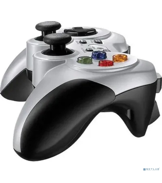 Геймпад Logitech F710 серебристый/черный USB Беспроводной виброотдача обратная связь (940-000172)