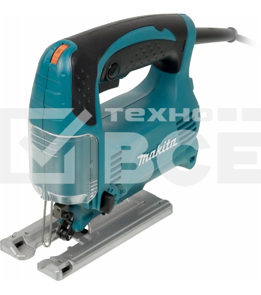 Лобзик электрический Makita 4329KX1 Лобзик,в\рук, 450Вт,500-3100об\м,ход-18мм,рез-65мм,1.9кг,чем,маятн,набор A-86898