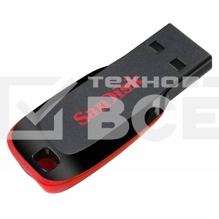 Флеш диск 128GB SanDisk CZ50 Cruzer Blade, USB 2.0