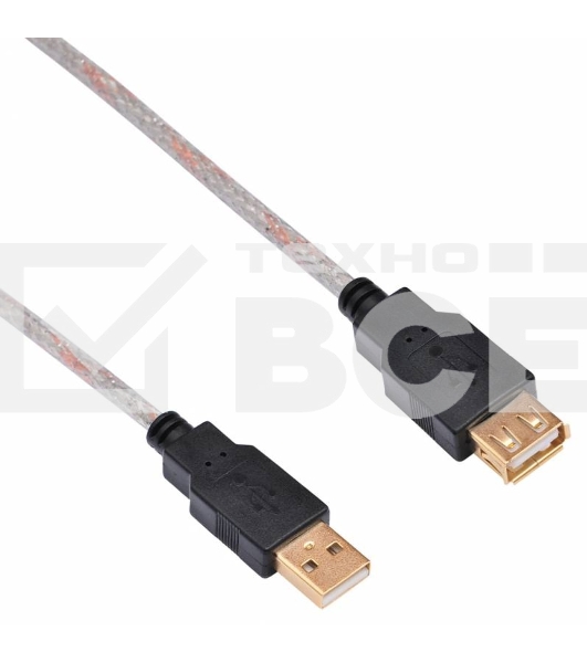 Кабель Buro USB2.0-AM-AF-S A(m)/a(f)