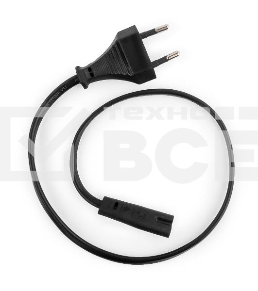 Кабель питания для ноутбуков, аудио/видео техники Gembird PC-184-VDE-0.5М, 0,5м, VDE, 2-pin, черный, пакет