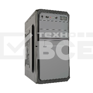 Компьютерный корпус Exegate EX284025RUS Minitower BA-202 Black, mATX, <AA450, 80mm>, 2*USB, Audio