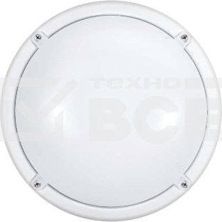 Светильник LED 71 623 OBL-R1-12-4K-WH-IP65-LED-SNRV 12Вт 4000К IP65 (оптико-акустич. датчик) ОНЛАЙТ 71623