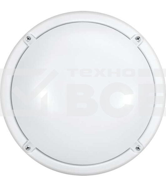 Светильник LED 71 623 OBL-R1-12-4K-WH-IP65-LED-SNRV 12Вт 4000К IP65 (оптико-акустич. датчик) ОНЛАЙТ 71623