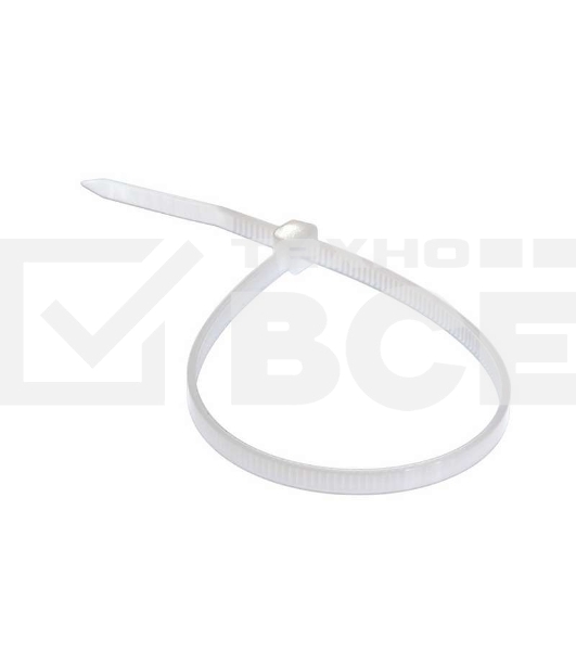 Хомут кабельный 3.6х200 нейл. бел. (уп.100шт) Rexant 07-0200