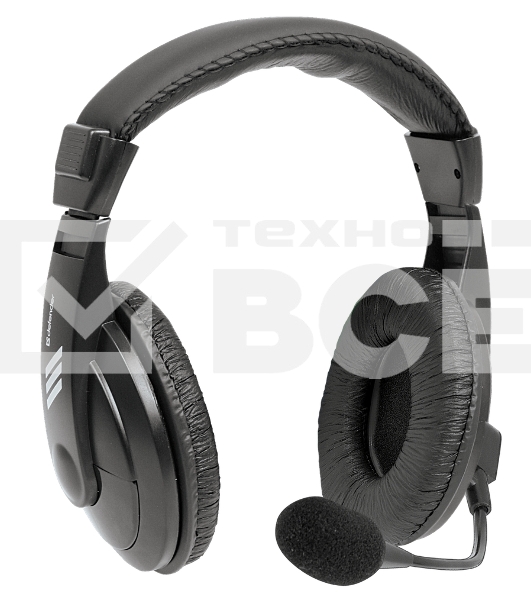 Гарнитура Defender Gryphon 750U USB, черный, 1.8м кабель