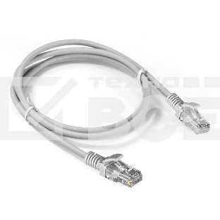 Патч-корд ExeGate EX286382RUS UTP-RJ45-RJ45-5e-1,5M-LSZH-GY, UTP, cat.5e, LSZH, 1.5м, серый