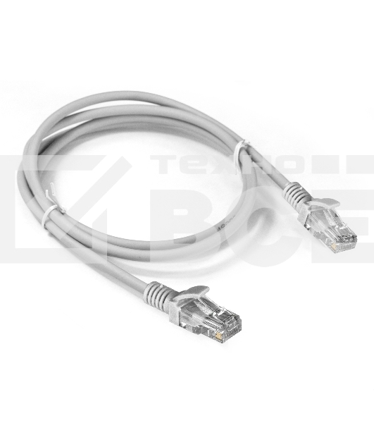 Патч-корд ExeGate EX286382RUS UTP-RJ45-RJ45-5e-1,5M-LSZH-GY, UTP, cat.5e, LSZH, 1.5м, серый