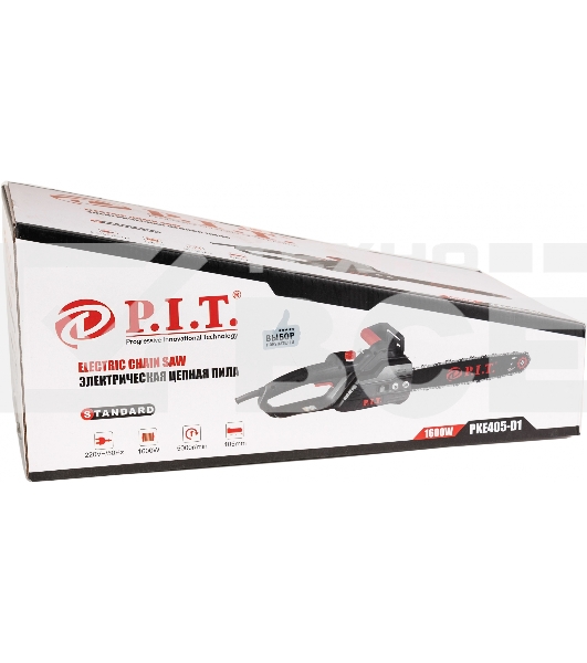 Пила цепная электрическая PKE405-D1 СТАНДАРТ (1800Вт, 405мм, 5000об/мин,упрощенная натяжка цепи), шт 