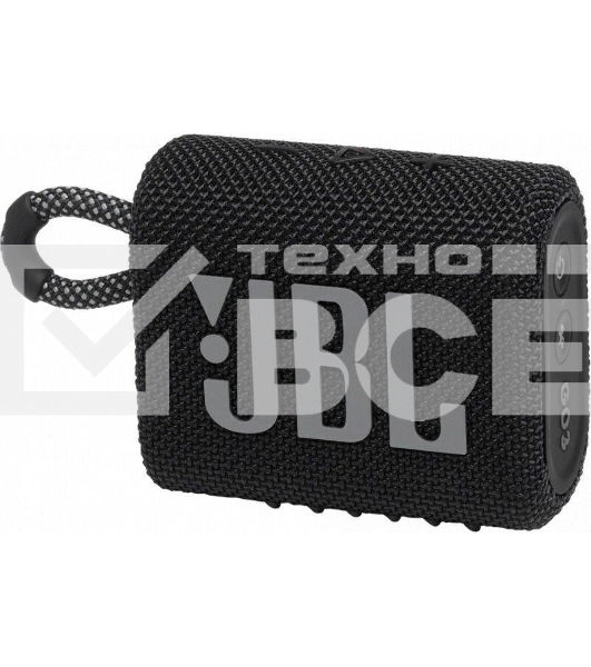 Портативная акустика JBL GO 3, черный