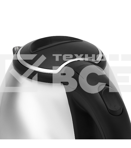 Чайник электрический Starwind SKS1050 1.8л. 1500Вт серебристый/черный (корпус: нержавеющая сталь/пластик)