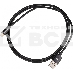 Кабель USB (m)-Lightning (m) 1м черный, фото3