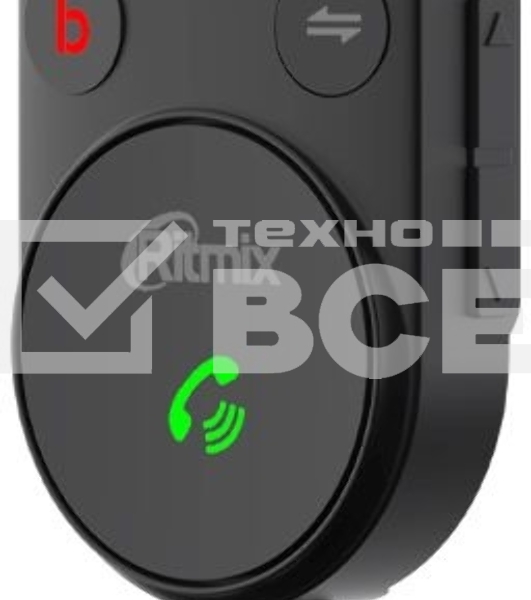 Автомобильный FM-модулятор Ritmix BTR-200 черный BT USB (80002461)