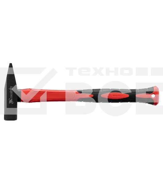 Молоток Matrix слесарный''optimal'', 500 г, фибергласовая обрезиненная рукоятка, квадратный боек