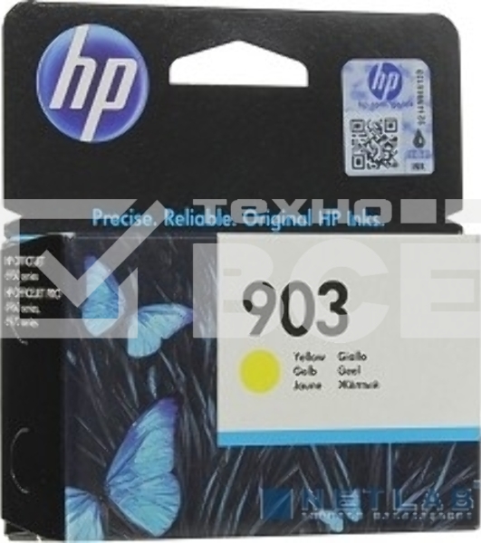 Картридж струйный HP 903 T6L95AE желтый для HP OJP 6960/6970 (315стр.)