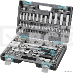 Набор инструментов STELS 141061/2'' 1/4'' CrV пластиковый кейс  94 предм., фото2