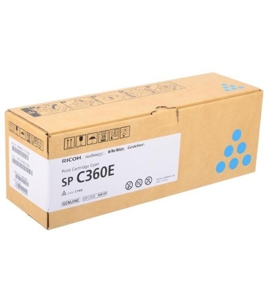 Картридж лазерный голубой, тип SP C360E Ricoh SP C360DNw/SP C360SNw/SP C360SFNw/SP C361SFNw (1,5K)