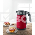 Чайник Bosch TWK7L464, 1.7л, 2400 Вт., нерж.сталь, покрытая эмалью, красный,шкала уровня воды, фото19