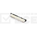 Разъем FPC  Half Coverage Bottom Contact 1.0K-BX-20PWB 20 pin высота 2мм шаг 1мм, фото2