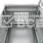 Шкаф телекоммуникационный напольный Cabeus, IP20, 12U, 730х600х600 мм (ВхШхГ), дверь: стекло, разборный, серый, фото 1