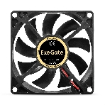 Вентилятор 12В DC ExeGate EX08015S2P (80x80x15 мм, Sleeve bearing (подшипник скольжения), 2pin, 2000RPM, 20dBA), фото4