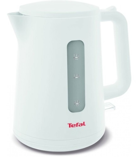 Электрочайник Tefal KO120130 белый/бежевый, 0.5 л, 650 Вт, скрытый нагревательный элемент