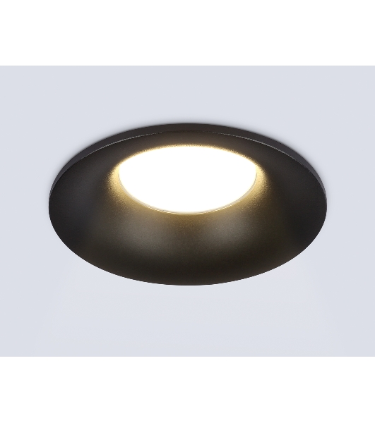 Встраиваемый точечный светильник Ambrella light TN102809 BK черный GU5.3 D90*35