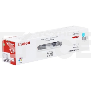 Картридж лазерный Canon Cartridge 729C (4369B002) голубой (1000 стр.) для CANON i-Sensys LBP-7010C/7018C