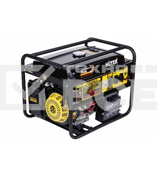 Электрогенератор бензиновый Huter DY6500LX, 5.5 кВт, 71 дБ, 89 кг