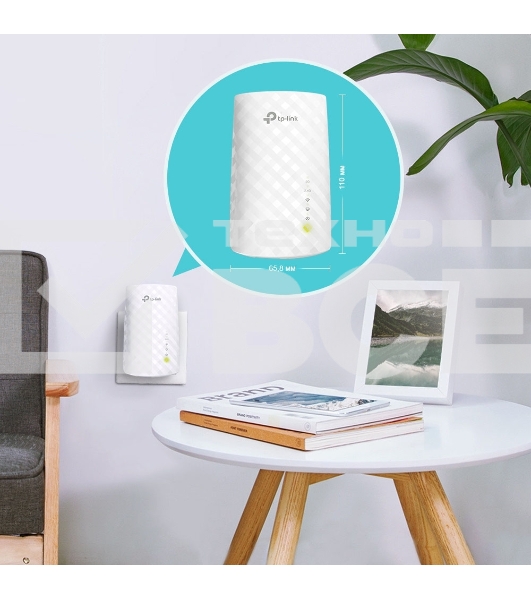 Усилитель Wi-Fi сигнала TP-Link AC750 OneMesh WiFi Range Extender, 300Mbps at 2.4G and 433Mbps at 5G, compact house with internal antennas, 1 10/100Mbps Ethernet port, WPS button for quick setup, Smart Indicator for best location, support OneMeshTMtechnol